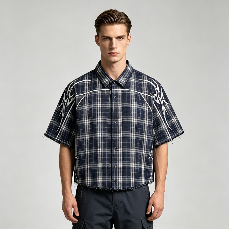 Spray Dye Rhinestone DTG Print Shirt