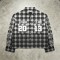 Rhinestone Embroidered Plaid Button Up Shirt | Cotton Blend Plaid Fabric | Hip Hop Street Daily Wear | Custom Streetwear Manufacturer