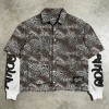 DTG Print and Embroidered Patch Leopard Zebra Shirt | 100% Cotton | Street Daily Wear | OEM Streetwear
