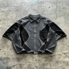 Contrast Stitch Short Sleeve Shirt | Color Block | Cotton Twill Fabric | Custom Streetwear Manufacturer
