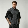 Contrast Stitch Short Sleeve Shirt | Color Block | Cotton Twill Fabric | Custom Streetwear Manufacturer