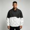 Two-Tone Raw Edge Short Sleeve Shirt | Breathable Cotton Blend | Daily Street | Custom Streetwear Manufacturer