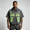 DTG and Screen Print Shirt with Rhinestone | Full Zip Up | Daily Streetwear | Custom Streetwear Manufacturer