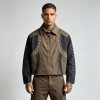 3D Embroidery Button up Crop Shirt | Raw Edge | Color Block Cotton Blend | Custom Streetwear