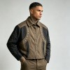 3D Embroidery Button up Crop Shirt | Raw Edge | Color Block Cotton Blend | Custom Streetwear