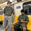 Camouflage Cargo Capri Pants with Pockets | Daily Street Casual Wear Loose Fit Elastic Waist | Custom Streetwear