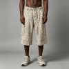 Leopard Cargo Wide Capri Pants | Elastic Drawstring Waist | Street Daily Casual Wear | Custom Streetwear