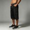 Plaid Patchwork Denim Capri pants | 100% Cotton Loose Fit Denim | Street Daily Casual Wear | OEM Streetwear