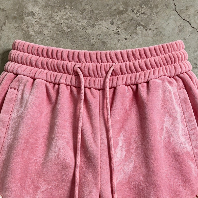 Pearl Beaded Decor Wide Leg Cropped Pants