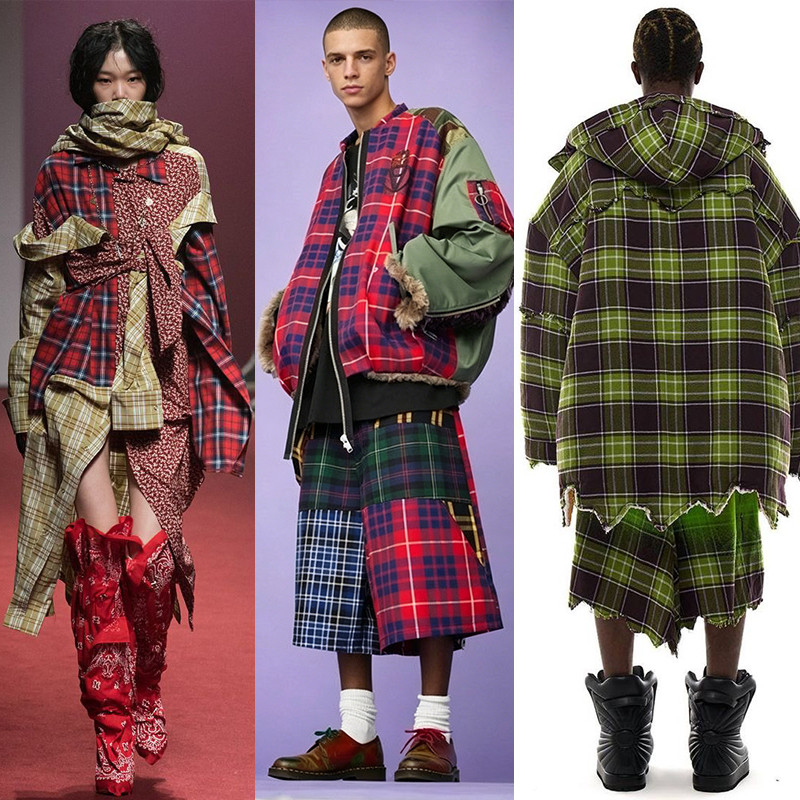 plaid streetwear