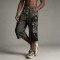 Acid Washed Flare Cargo Capri Pants | Multi Pocket Hardware Details | Clothing Manufacturer