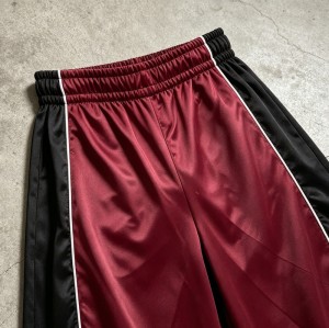 Color Block Basketball Capri Pants | Elastic Waist White Piping | Hip Hop Street Daily Wear | OEM Streetwear