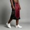 Color Block Basketball Capri Pants | Elastic Waist White Piping | Hip Hop Street Daily Wear | OEM Streetwear