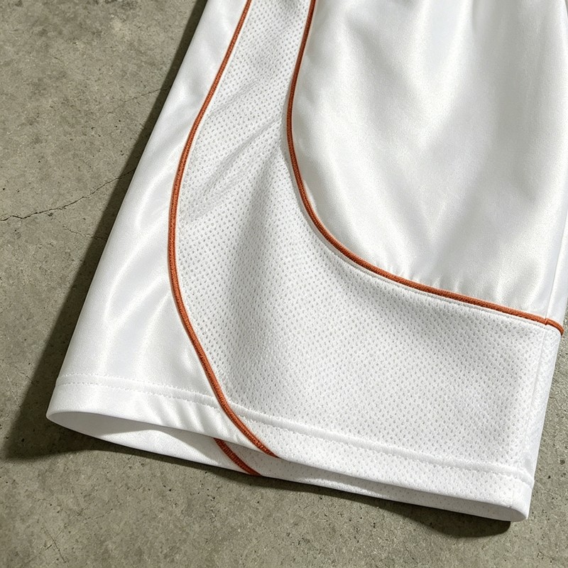 Piped Mesh Panel Basketball Capri Pants