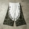 Heat Transfer Printed Camo Panel Cropped Capri Pants | 100% Quick Dry Polyester Breathable | Streetwear Manufacturer