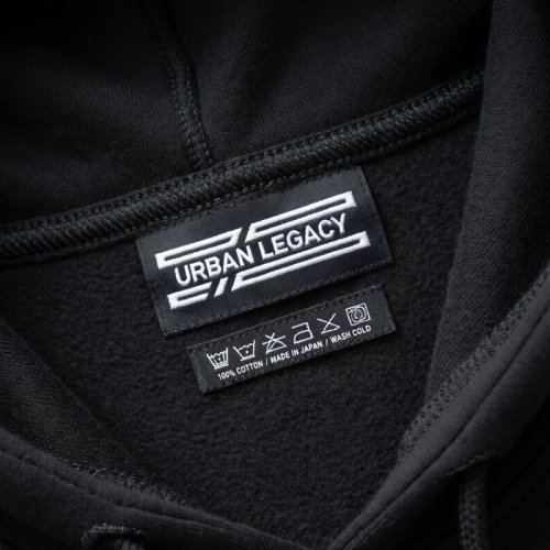 Oversized Black Streetwear Hoodie for Men - Heavyweight Cotton Fleece Custom Hoodie