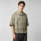 Screen Print Plaid Short Sleeve Shirt | 100% Cotton Oversized Fit | Streetwear Clothing Manufacturer