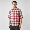 Heat Transfer Print Floral Plaid Short Sleeve Shirt | 100% Cotton | Custom Streetwear Manufacturer