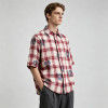 Heat Transfer Print Floral Plaid Short Sleeve Shirt | 100% Cotton | Custom Streetwear Manufacturer
