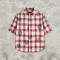 Heat Transfer Print Floral Plaid Short Sleeve Shirt | 100% Cotton | Custom Streetwear Manufacturer