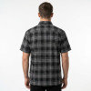 Applique RT Logo Plaid Short Sleeve Shirt | Casual Streetwear | Custom Streetwear Manufacturer