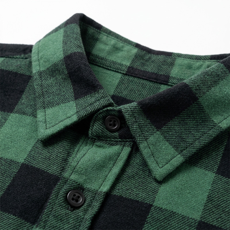 Front Letter Screen Print Plaid Short Sleeve Shirt