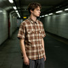 Vintage Dual Chest Pockets Plaid Short Sleeve Shirt | Casual Streetwear | OEM Streetwear