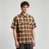 Vintage Dual Chest Pockets Plaid Short Sleeve Shirt | Casual Streetwear | OEM Streetwear