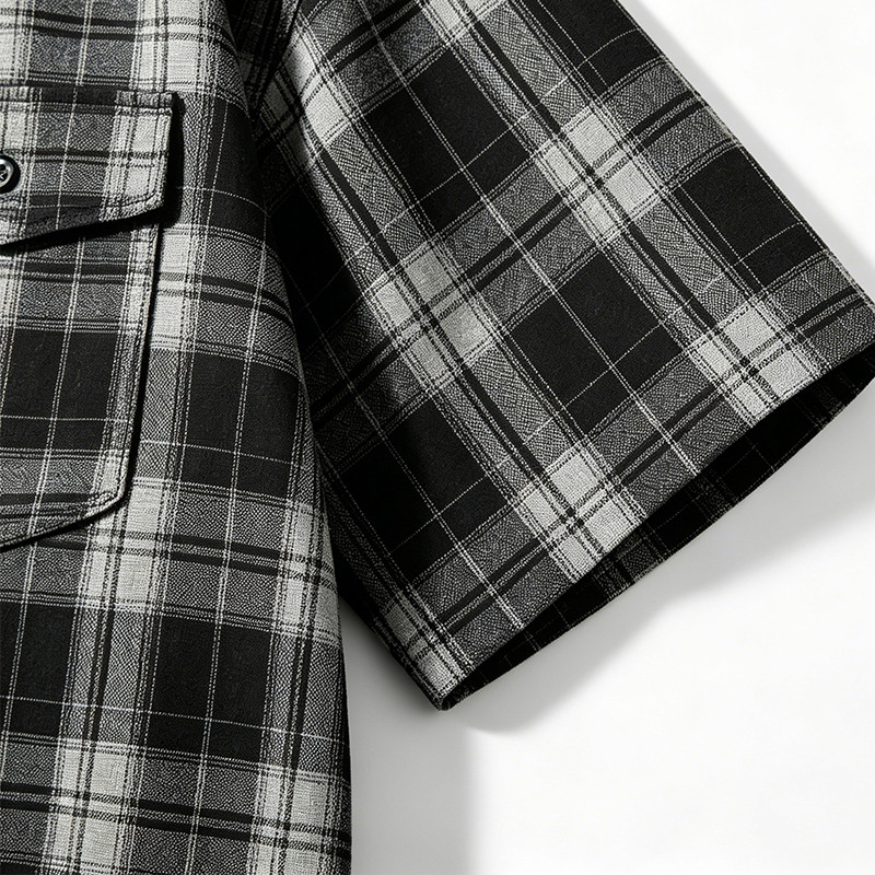 Short Sleeve Plaid Shirt