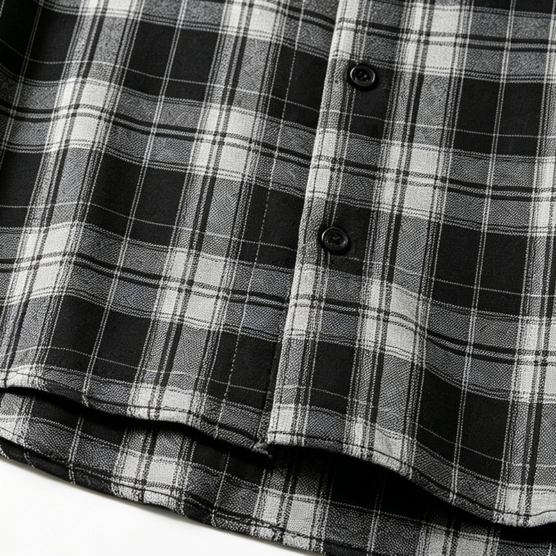 Short Sleeve Plaid Shirt