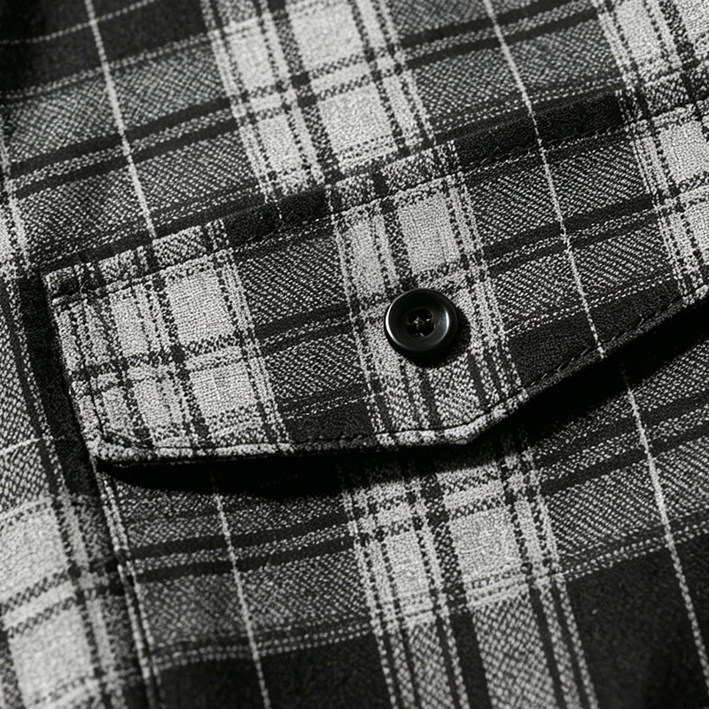 Short Sleeve Plaid Shirt
