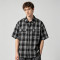 Short Sleeve Plaid Shirt | Loose Boxy Fit | Daily Street Casual Wear | OEM Streetwear