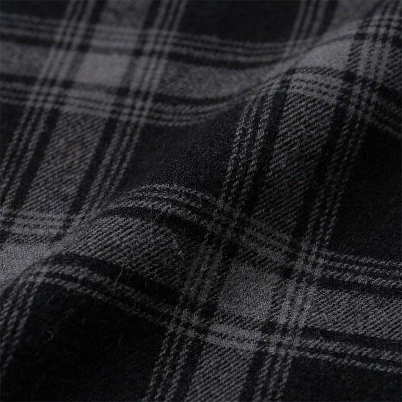 Rhinestone Hotfix Plaid Short Sleeve Shirt