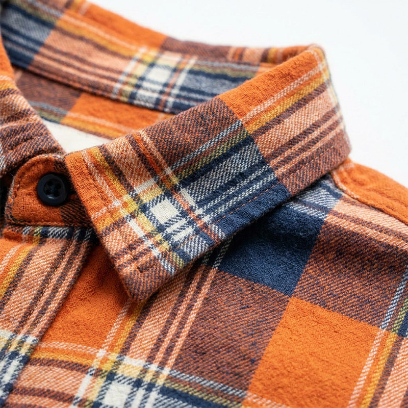 Towel Embroidery Applique Plaid Short Sleeve Shirt