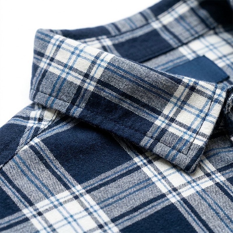 Plaid Rhinestone Hotfix Short Sleeve Shirt