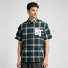Plaid Applique Short Sleeve Shirt | Cotton Blend Woven Fabric | Daily Street Casual Wear | Custom Streetwear