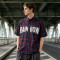 Short Sleeve Plaid Shirt With Silicone Print | Boxy Fit | Cotton Blend Plaid Fabric | OEM Streetwear