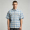 Rhinestone Plaid Short Sleeve Shirt | Loose Boxy Fit | Street Daily Casual Wear | Streetwear Manufacturer