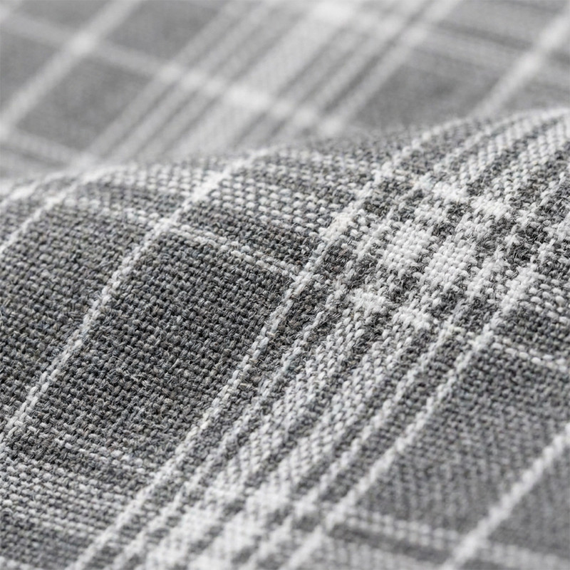 Silicone Print Plaid Short Sleeve Shirt
