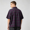 Rhinestone Hotfix Plaid Short Sleeve Shirt | Street Casual Daily Outfit | Clothing Manufacturer