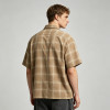 Puff Print Plaid Short Sleeve Shirt | Loose Boxy Fit | Street Casual Daily Wear | Custom Streetwear