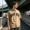 Puff Print Plaid Short Sleeve Shirt | Loose Boxy Fit | Street Casual Daily Wear | Custom Streetwear