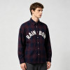 Plaid Shirt With Towel Embroidery | Oversized Fit | Street Daily Wear | Custom Streetwear Manufacturer