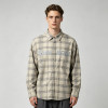 Long Sleeve Plaid with Reflective Print Shirt | Reflective Night Visible | Street Daily Outfit | Clothing Manufacturer