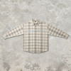 Long Sleeve Plaid with Reflective Print Shirt | Reflective Night Visible | Street Daily Outfit | Clothing Manufacturer