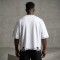 DTG Print Rivet Frayed Raw Edge Embroidery Patch T-shirt | Distressed Eyelet Detail | 100% Cotton Loose Fit | Custom Streetwear