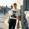 Cropped Mock Neck DTG Print and Washed T Shirt | Heavyweight Cotton | Custom Streetwear Manufacturer