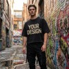 Washed Crack DTG Print Cropped Distressed Tee | Hip Hop Street Casual Wear | Streetwear Clothing Manufacturer