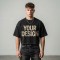 Washed Crack DTG Print Cropped Distressed Tee | Hip Hop Street Casual Wear | Streetwear Clothing Manufacturer