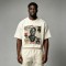 DTG Print Washed Oversize Drop Shoulder Cropped Tee | Vintage Frayed Raw Edge | Streetwear Manufacturer